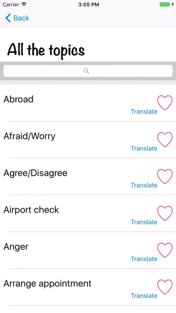 Capturas de pantalla de Common Speaking Sentences