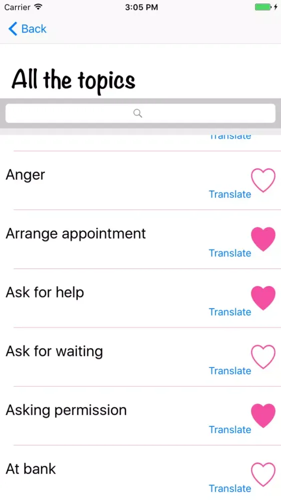 Capturas de pantalla de Common Speaking Sentences