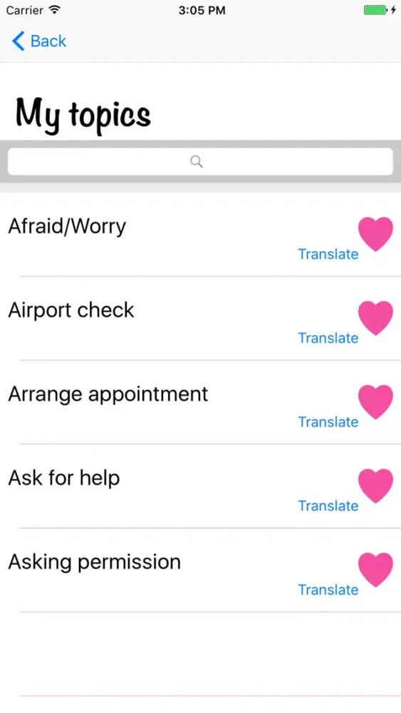 Capturas de pantalla de Common Speaking Sentences
