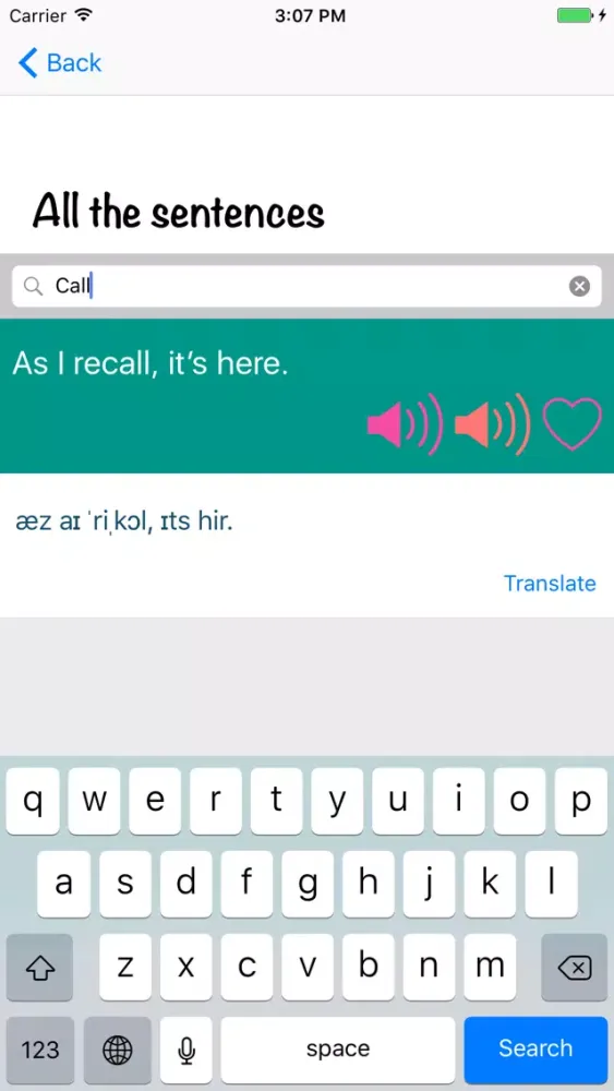 Capturas de pantalla de Common Speaking Sentences