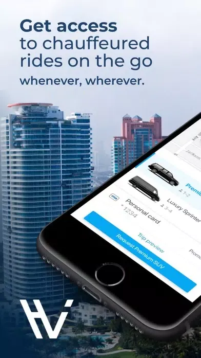 Tangkapan layar Haute VIP Limo Booking Service