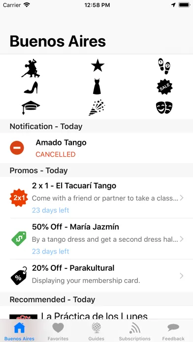 Tangkapan layar Hoy Milonga Club
