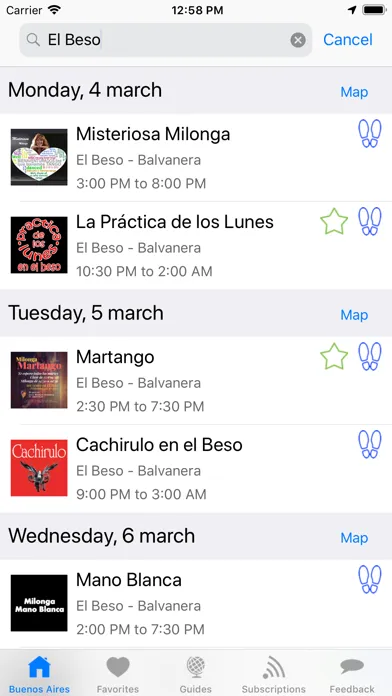 Tangkapan layar Hoy Milonga Club