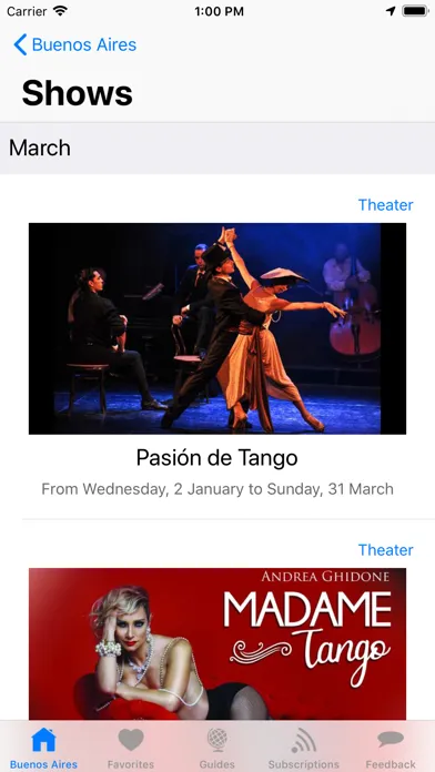 Tangkapan layar Hoy Milonga Club