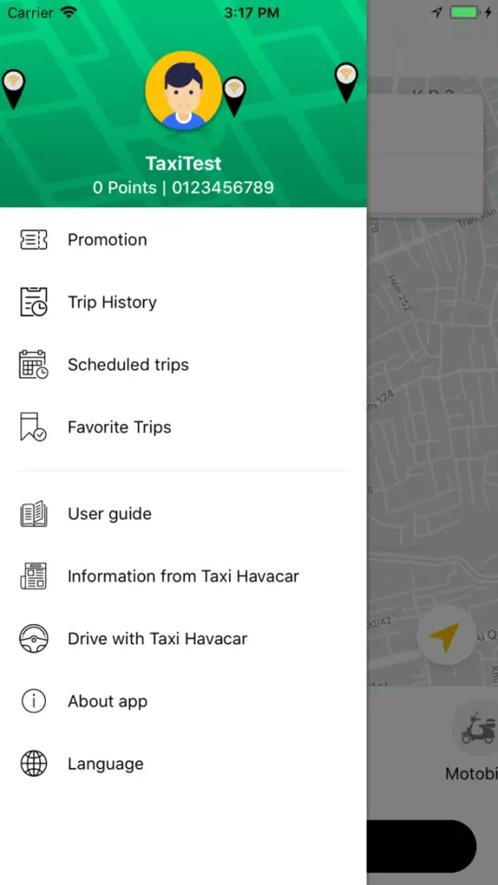 Taxi Havacar应用截图