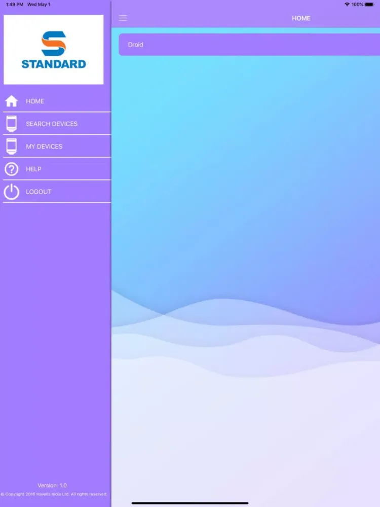 Capturas de pantalla de Standard Droid Water Heater iPad 