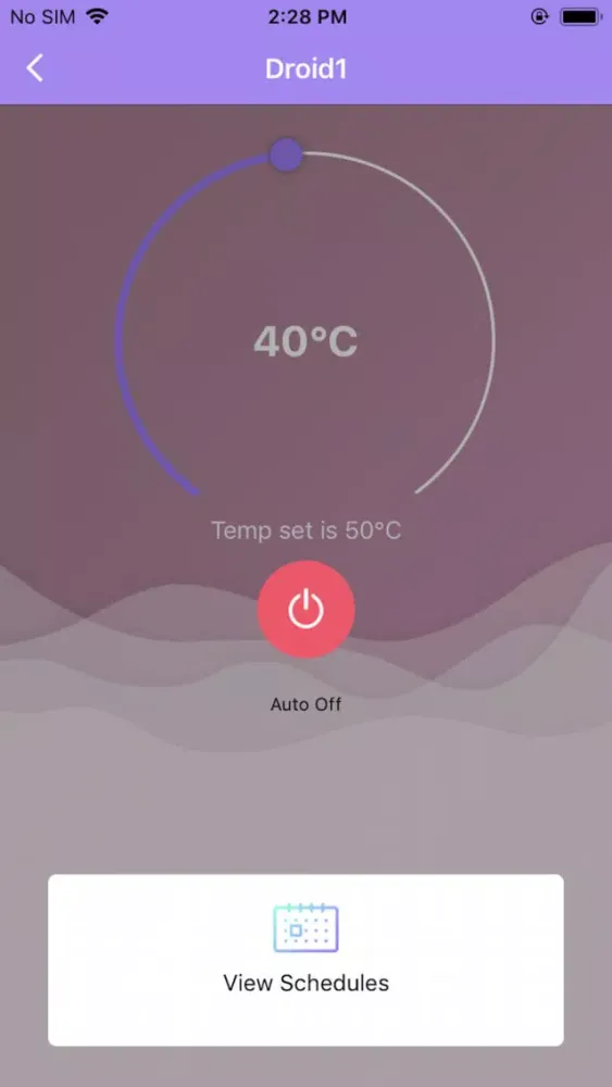 Capturas de pantalla de Standard Droid Water Heater