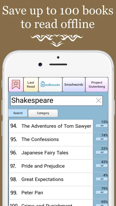 Screenshot di Gutenberg Reader + Many Books