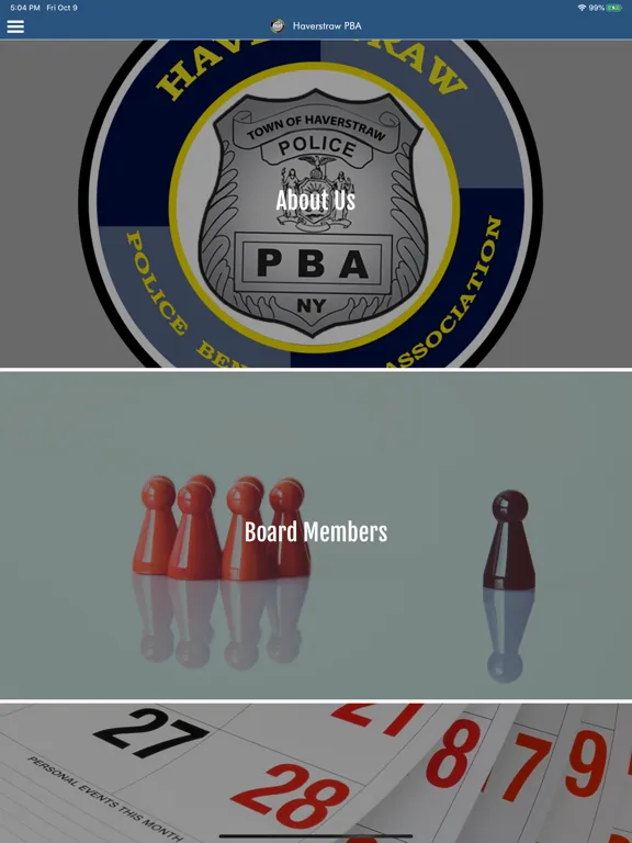 Haverstraw PBA iPad  스크린샷