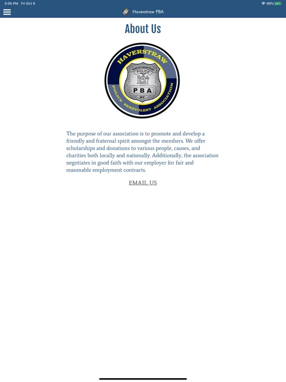 Haverstraw PBA iPad  스크린샷