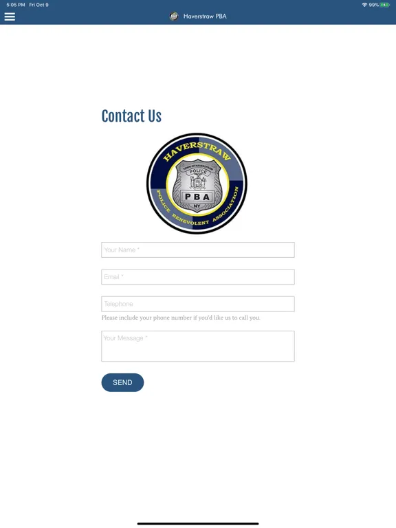 Haverstraw PBA iPad  스크린샷