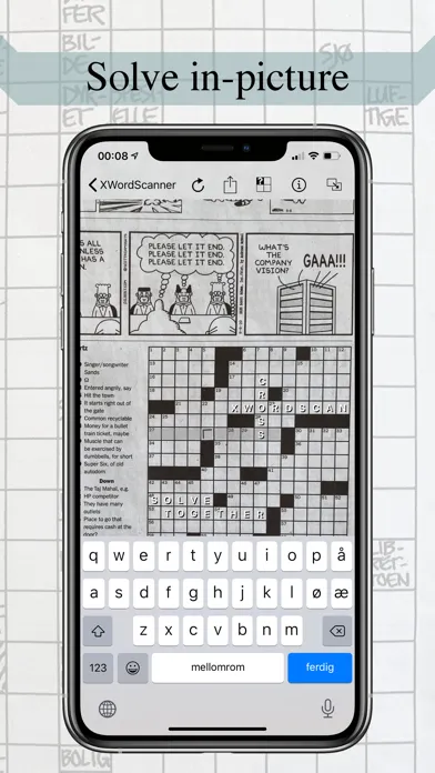 Team Crossword Scanner Screenshots