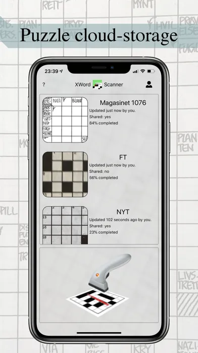 Team Crossword Scanner Screenshots
