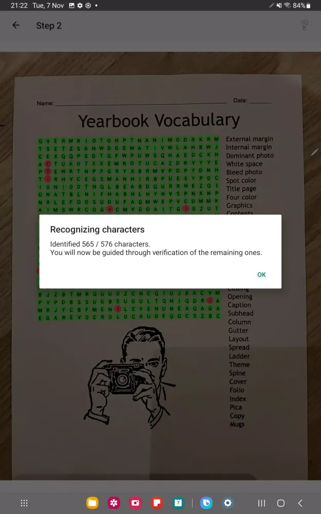 Word Search Scanner and Solver Screenshots
