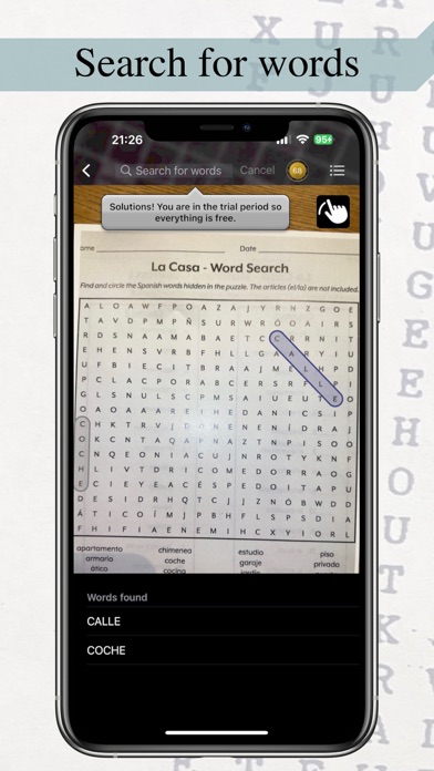 Captures d'écran de Word Search Scanner and Solver