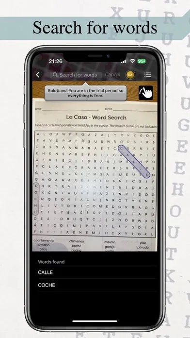 Word Search Scanner and Solver Screenshots