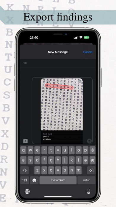 Captures d'écran de Word Search Scanner and Solver