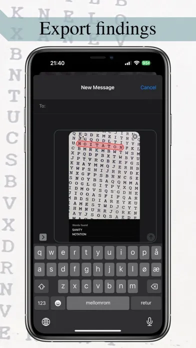 Word Search Scanner and Solver Screenshots