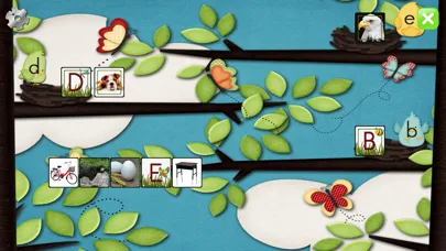 Capturas de tela do Backyard Phonics Adventure