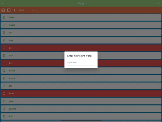 Sight Word Mastery: Dolch iPad  سکرین شاٹس