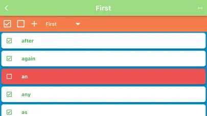 Sight Word Mastery: Dolch سکرین شاٹس