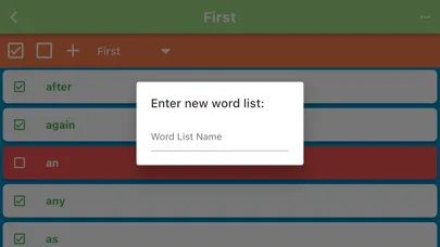 Sight Word Mastery: Dolch سکرین شاٹس