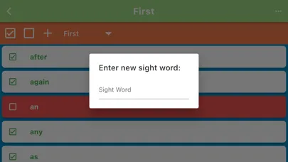 Sight Word Mastery: Dolch سکرین شاٹس