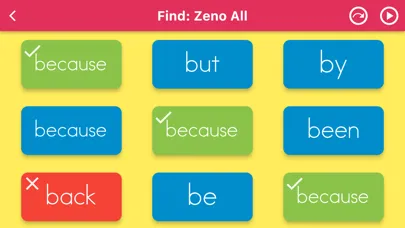 Tangkapan skrin Sight Word Mastery: Zeno Words