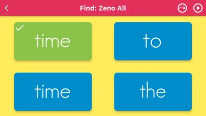 Tangkapan skrin Sight Word Mastery: Zeno Words