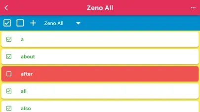 Tangkapan skrin Sight Word Mastery: Zeno Words