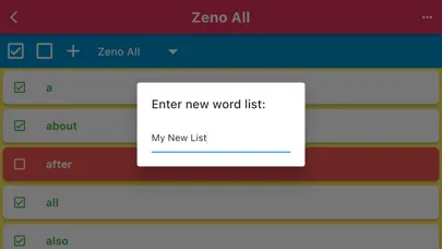 Tangkapan skrin Sight Word Mastery: Zeno Words