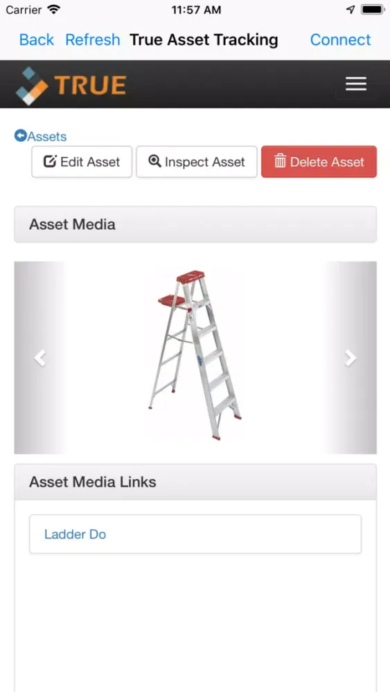 Capturas de tela do True Asset Tracking