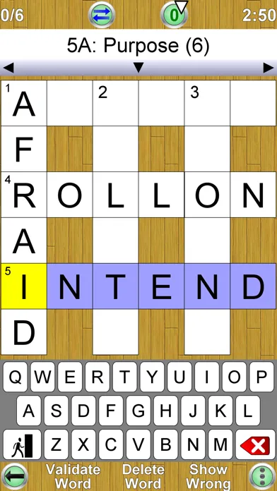 Captures d'écran de Crossword Unlimited