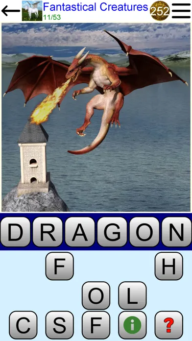 Capturas de tela do Pic Quiz