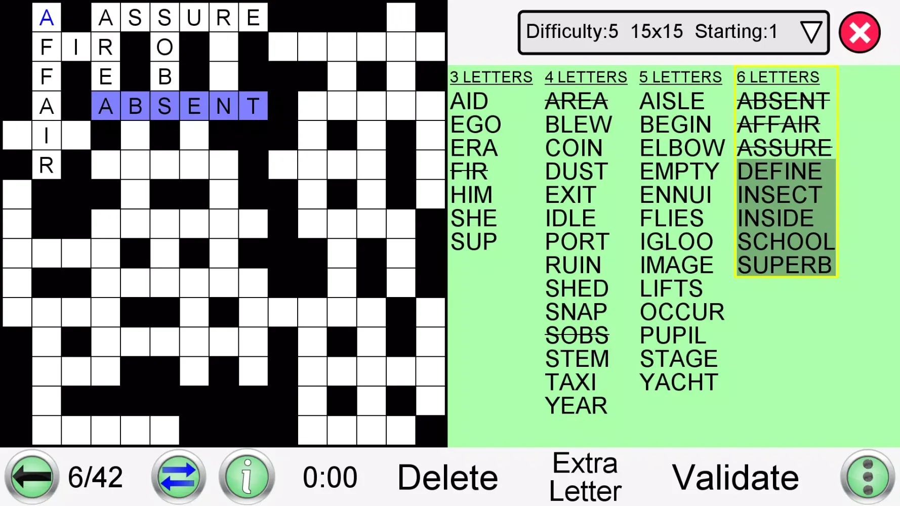 Word Fit Puzzle应用截图