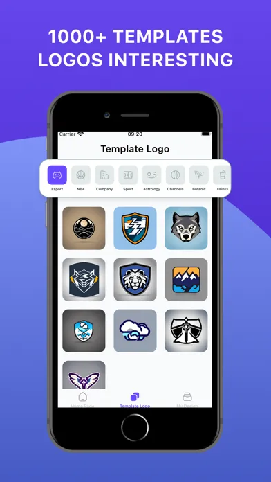Capturas de tela do AI Logo Generator Brand Maker
