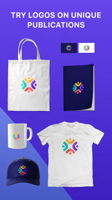 Capturas de tela do AI Logo Generator Brand Maker