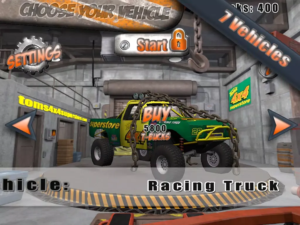 Скриншоты Tom's 4x4 iPad 