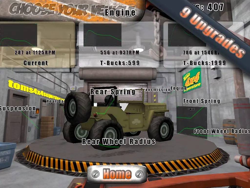 Скриншоты Tom's 4x4 iPad 