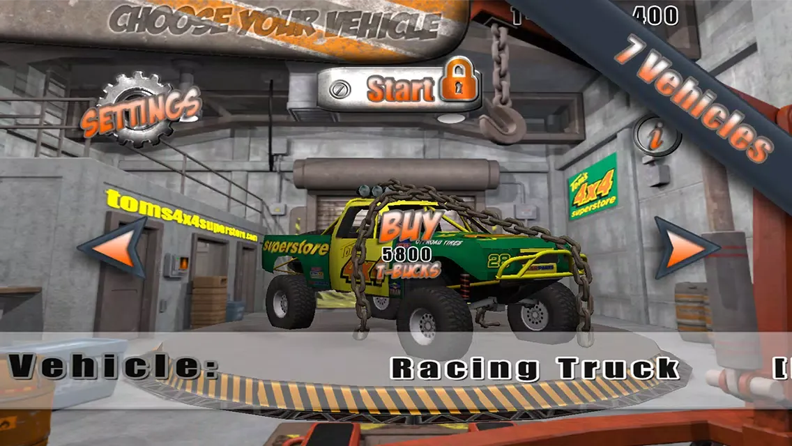 Скриншоты Tom's 4x4