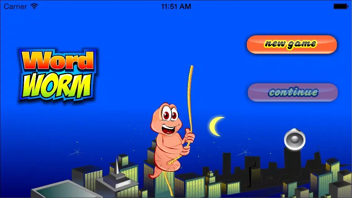 Capturas de pantalla de Word Worm for iPhone