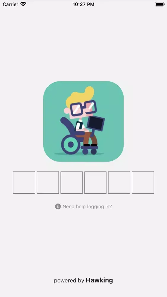 Hawking Chatbot 스크린샷