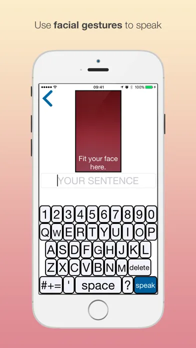 Talkative: Assistive Speech Screenshots