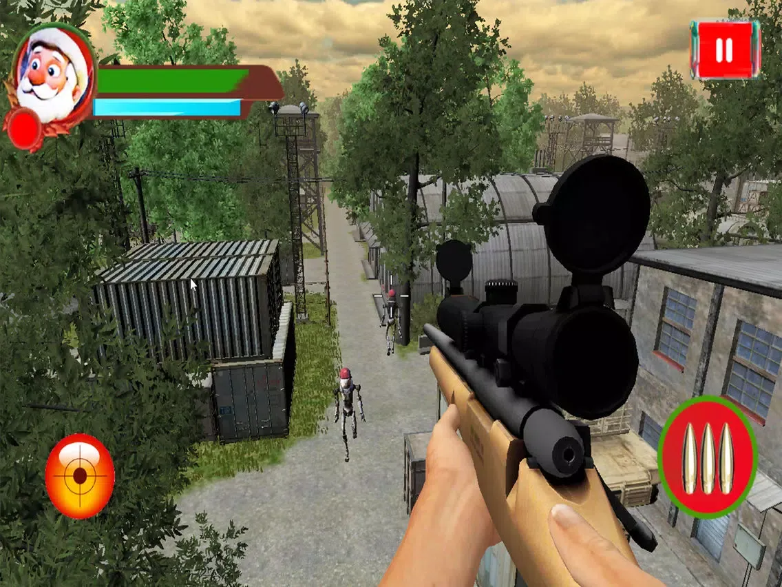 Capturas de tela do Christmas Sniper Shooting 2016 – Robot War Tanks iPad 