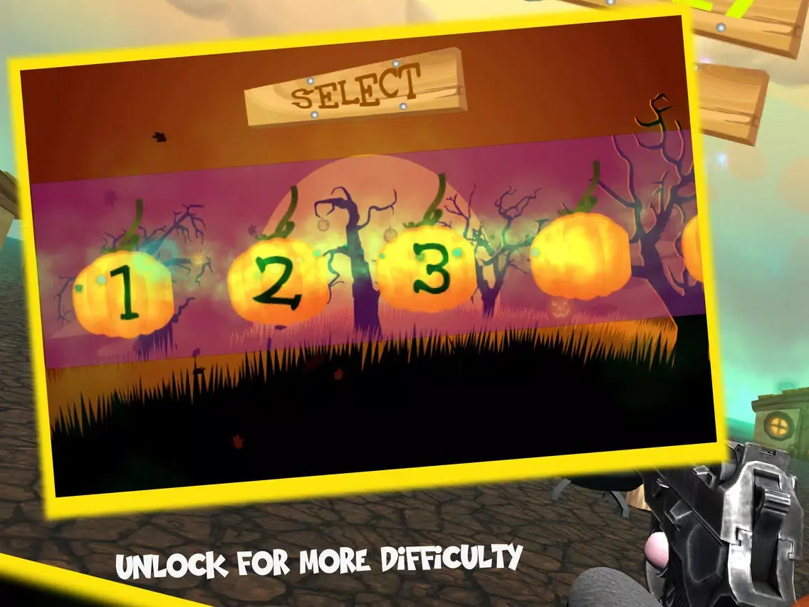 Halloween Town Pumpkin Shooter iPad  スクリーンショット