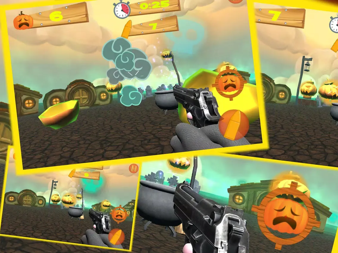 Halloween Town Pumpkin Shooter iPad  スクリーンショット