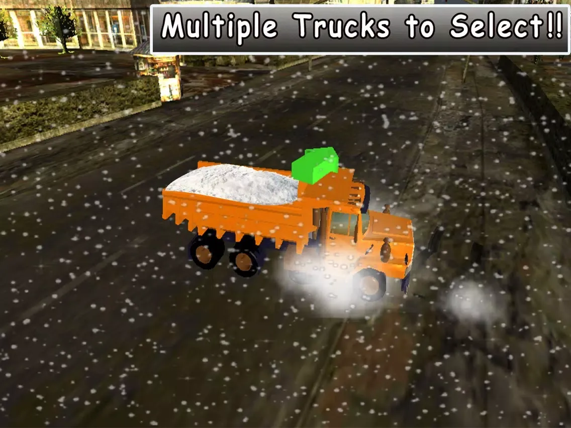 ภาพหน้าจอของ Snow Plow Truck Excavator Simulator 3D - Snowplow iPad 