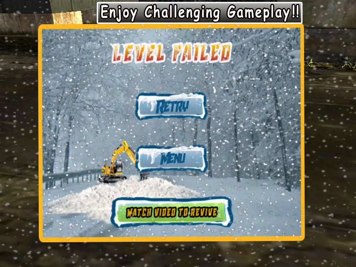 ภาพหน้าจอของ Snow Plow Truck Excavator Simulator 3D - Snowplow iPad 