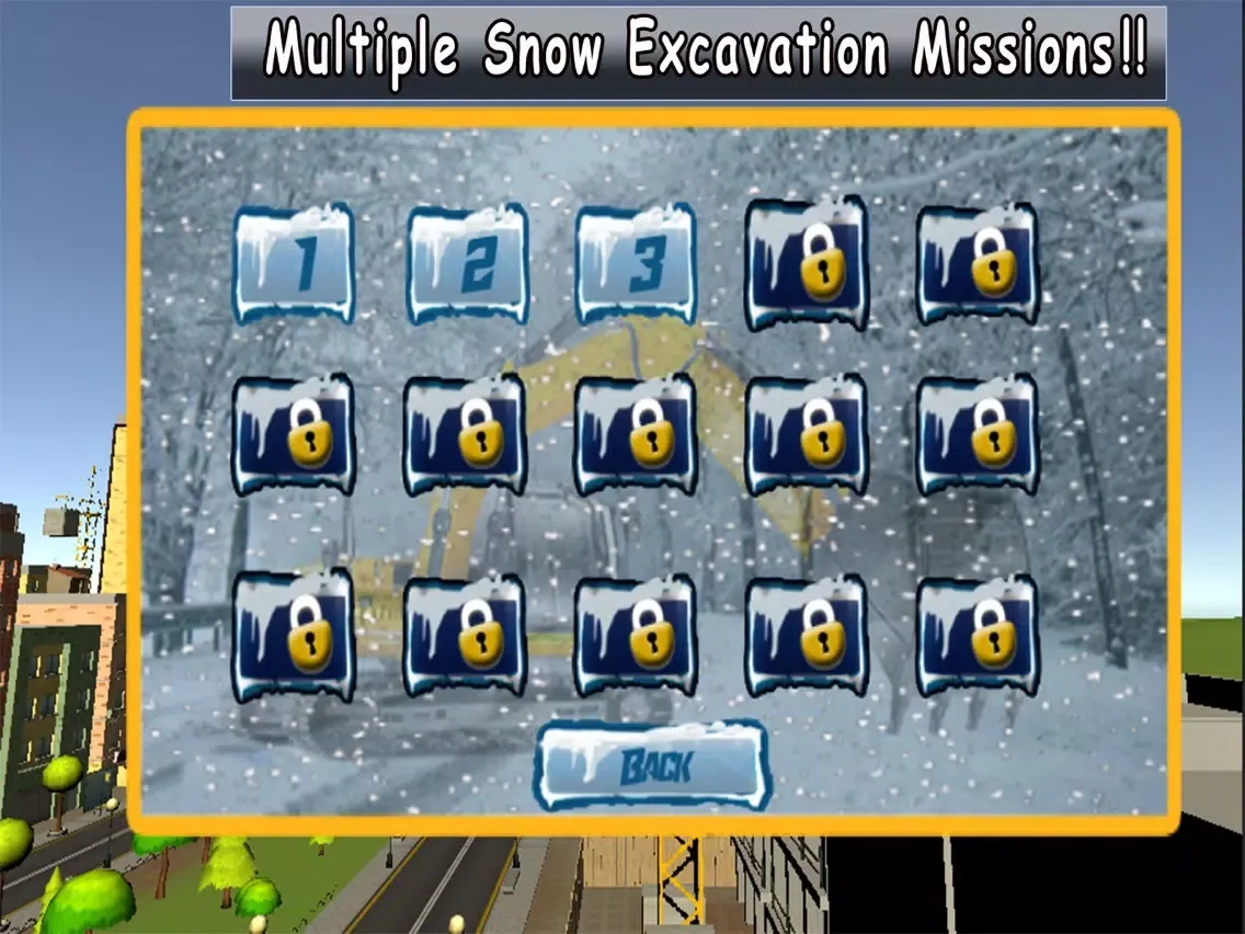 ภาพหน้าจอของ Snow Plow Truck Excavator Simulator 3D - Snowplow iPad 