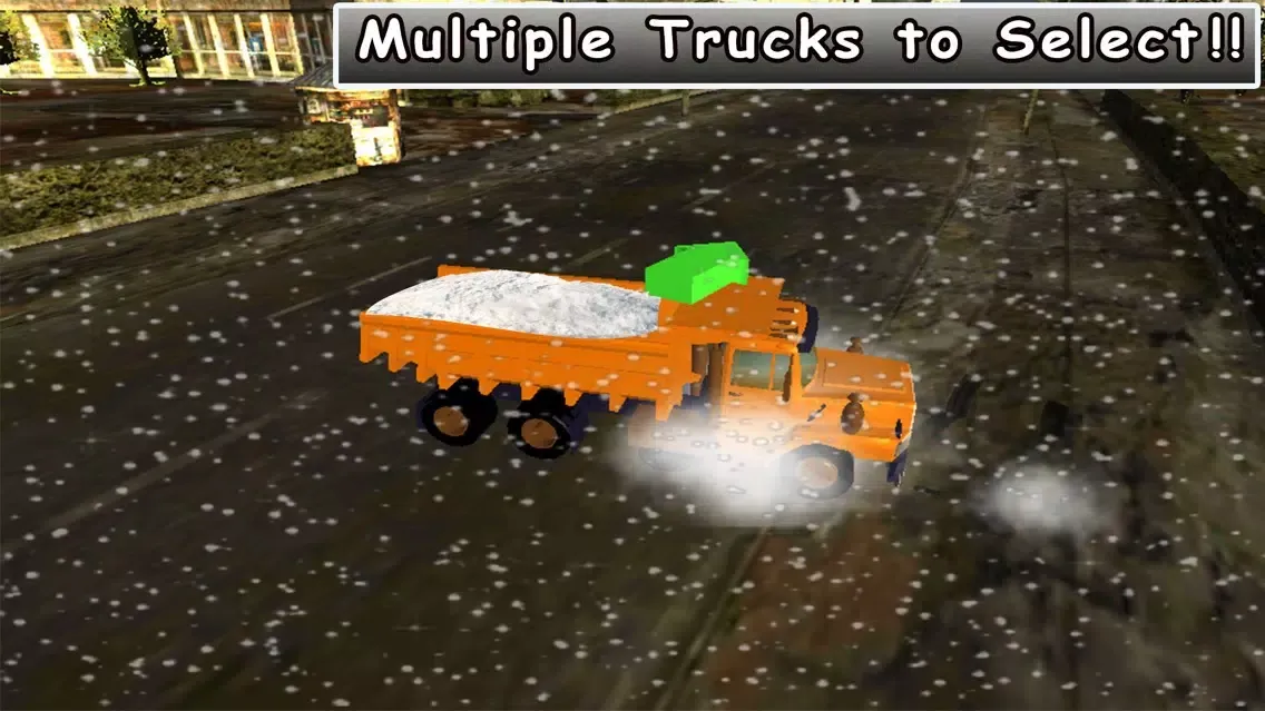 ภาพหน้าจอของ Snow Plow Truck Excavator Simulator 3D - Snowplow